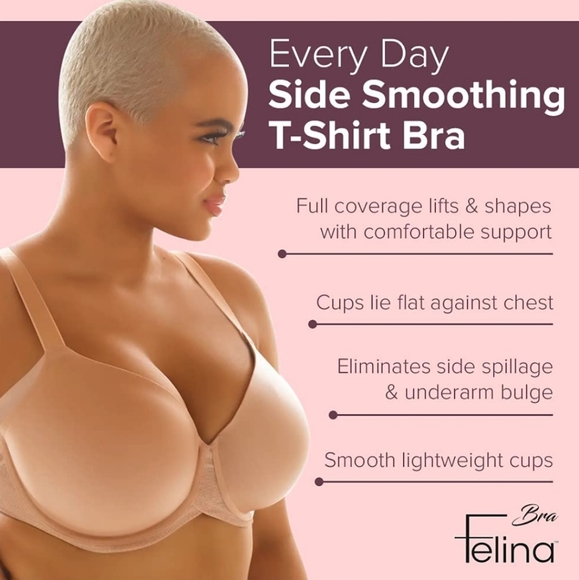 Very Flattering Felina Plus Size T-Shirt Bra - Picture 2 of 12